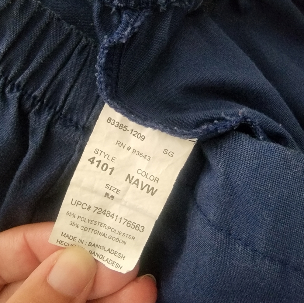 Cherokee Workwear Scrub Pants | Navy | Size M - Picture 6 of 6